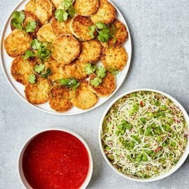 Thaise viskoekjes met zoete chilli saus (traiteurs)