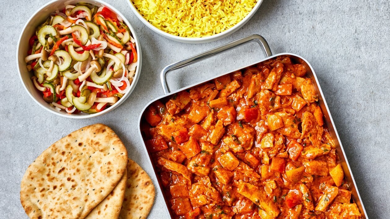 Vegan Tikka Masala met zoet zure groenten (traiteurs) – Recept