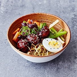 Vegetarische Koreaanse gehaktballetjes