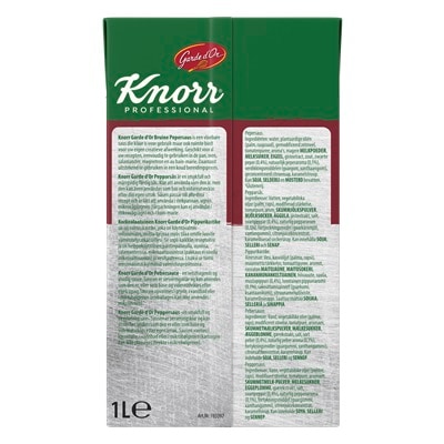 Knorr Professional Garde d’Or Bruine Pepersaus 1L - 