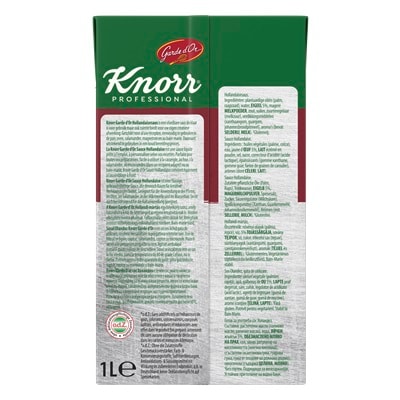 Knorr Professional Garde d'Or Hollandaise saus 1L - Nr. 1 in de professionele keuken*