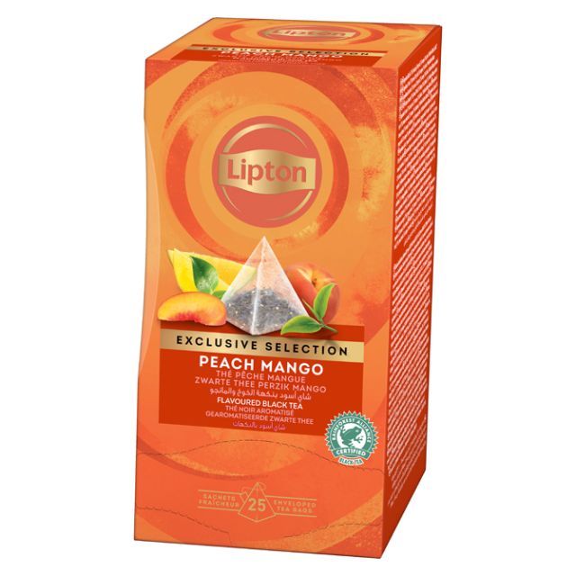 Lipton Exclusive Selection Thee Perzik Mango 25 zakjes - 