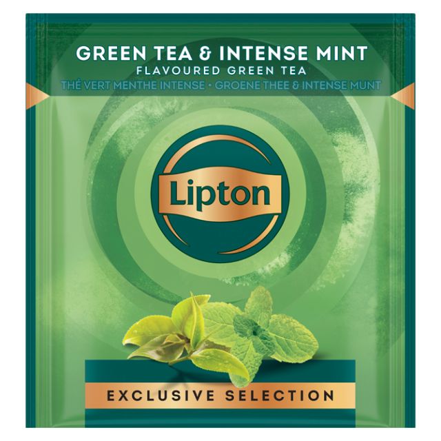 Lipton Exclusive Selection Groene Thee Intense Munt 25 zakjes - 