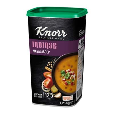 Knorr Indiase Masalasoep Poeder opbrengst 12,5L - 