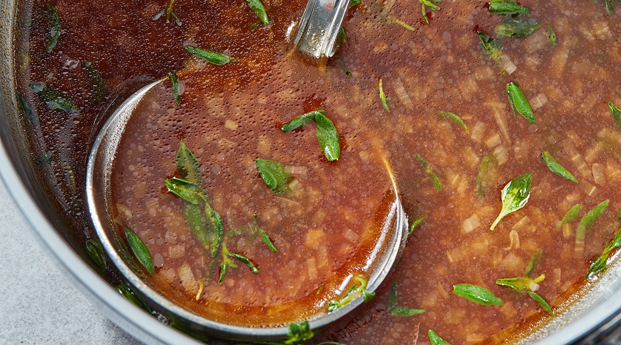 Sjalotten tijm jus – Recept