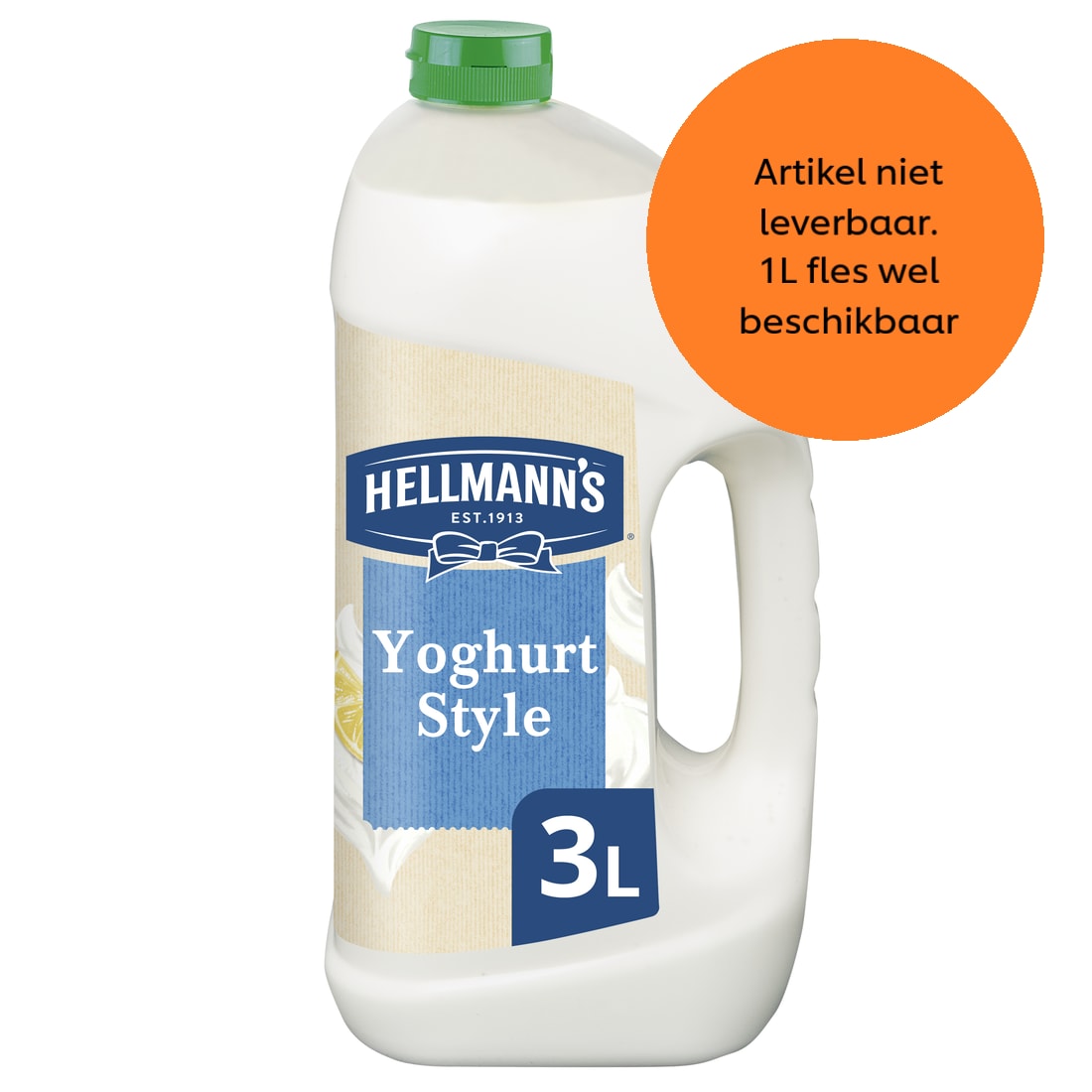 Hellmann's Dressing met Yoghurt Vloeibaar 3L - 