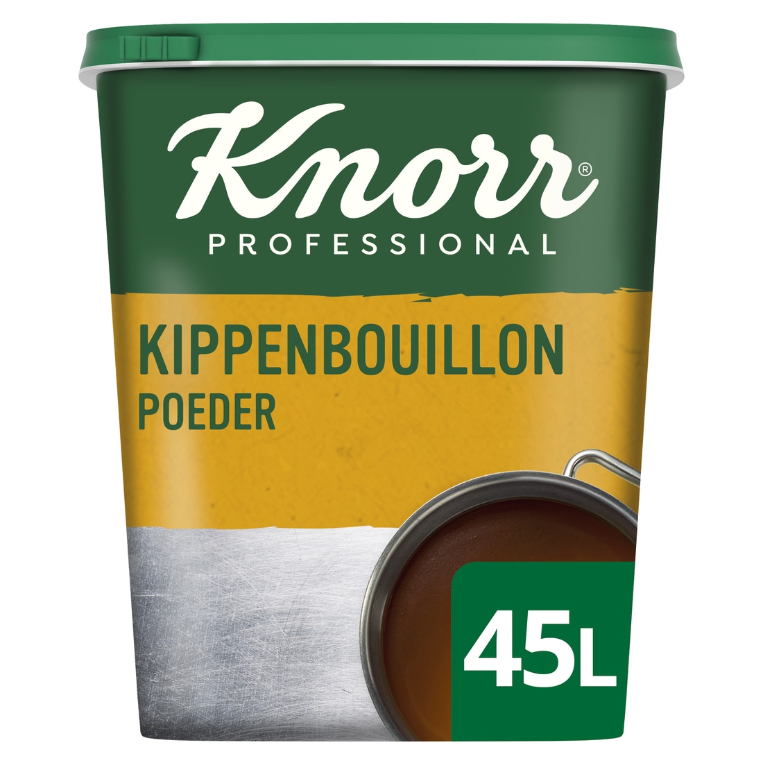 Knorr Kippenbouillon Authentiek Poeder opbrengst 45L - 