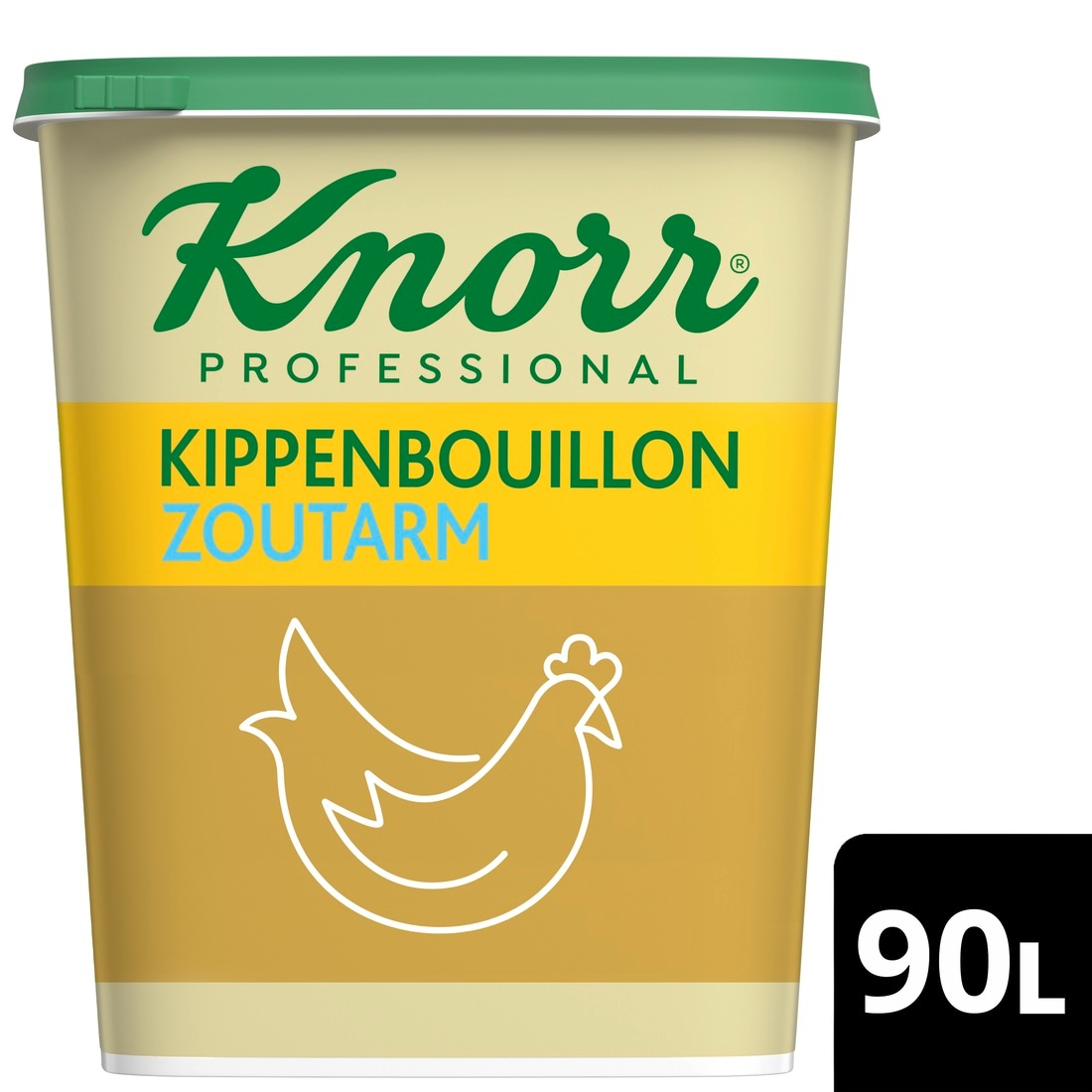 Knorr 1-2-3 Kippenbouillon Koude Basis Zoutarm opbrengst 120L