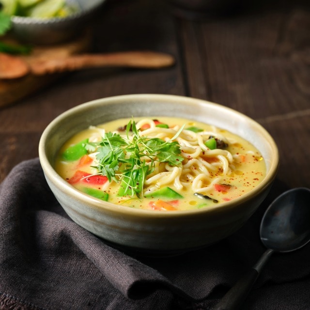 Javaanse kerrie noedelsoep