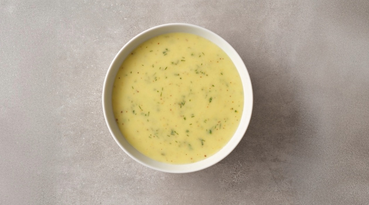 Mosterdsoep met spekkruim en zoetzure mosterdzaadjes – Recept