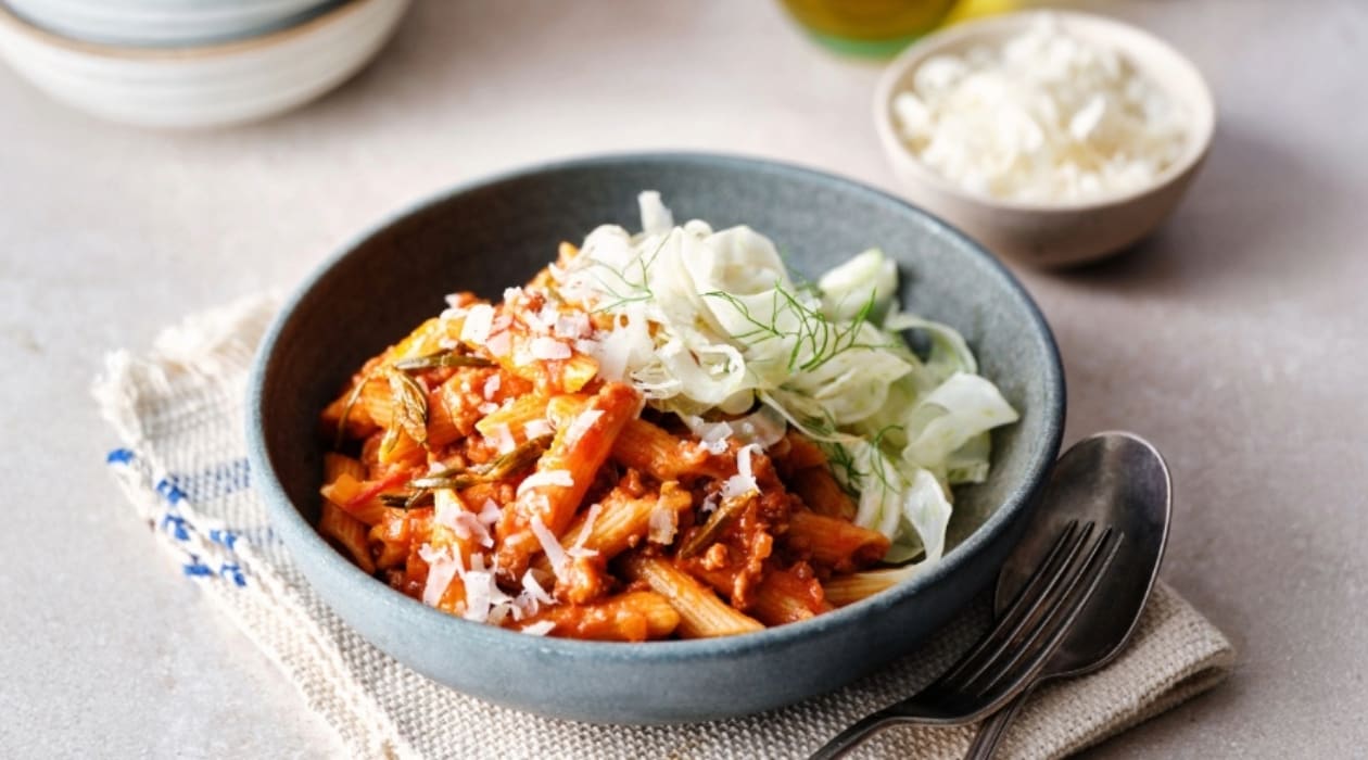 Penne met ragu en venkel – Recept