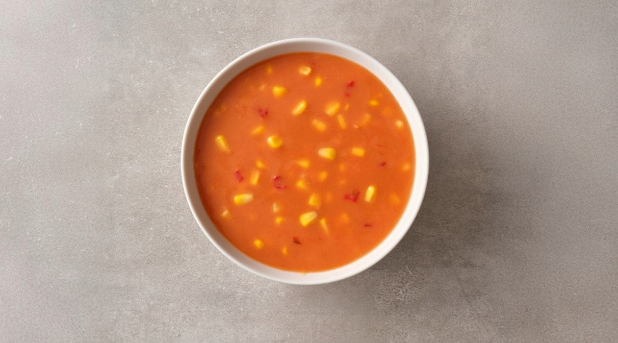 Zoete tomatensoep met mais – Recept