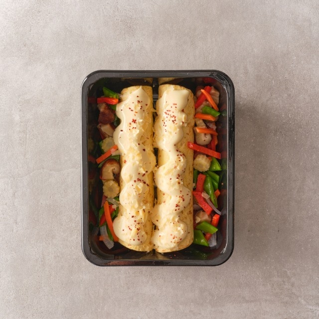 Wraps met Thaise kipragout