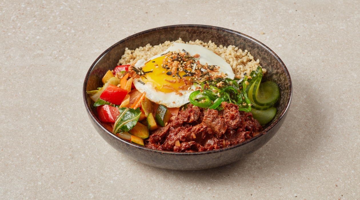 Koreaanse bibimbap met quinoa – Recept