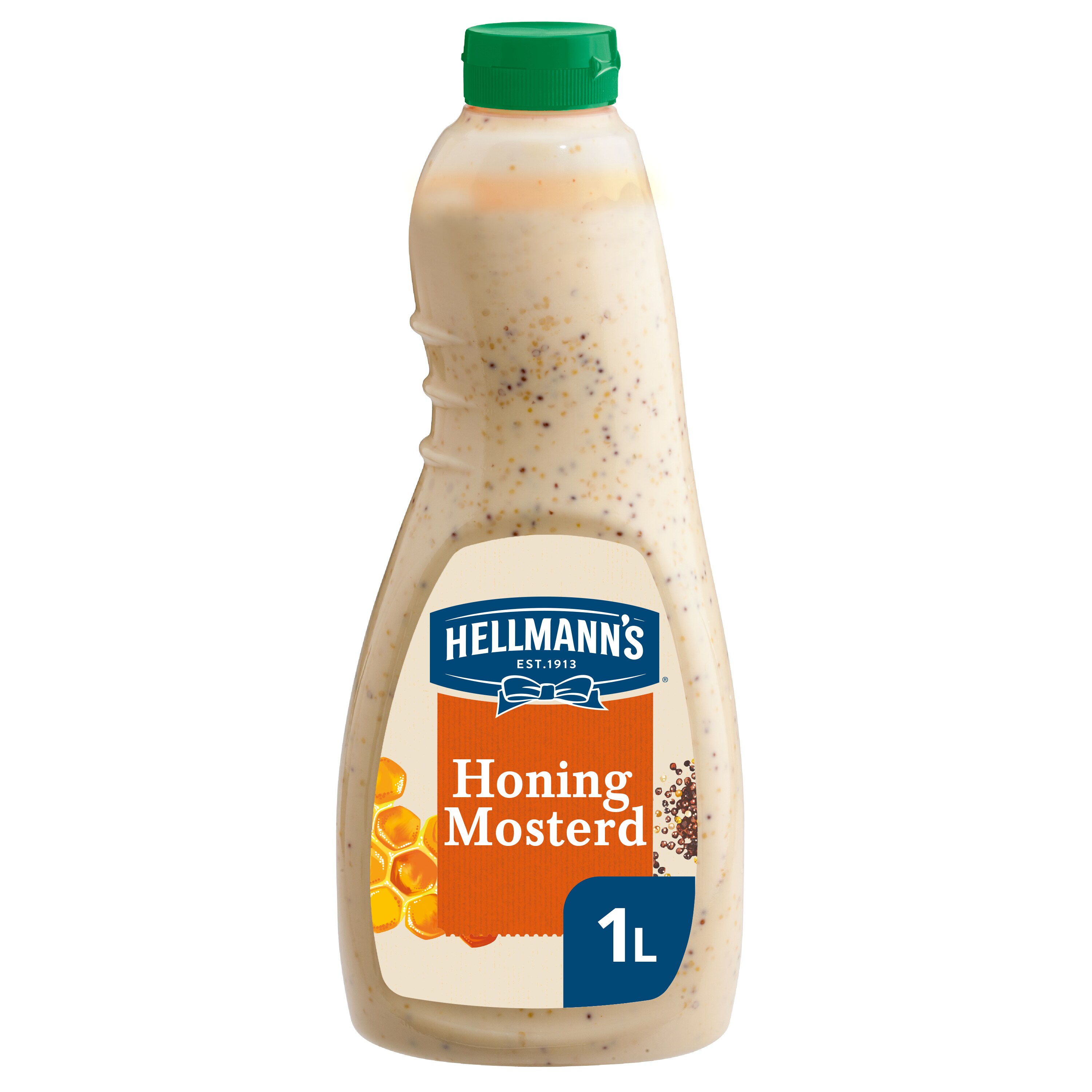 Beeldhouwwerk Implementeren Kolonisten Hellmann's Honing Mosterd Dressing Vloeibaar 1L