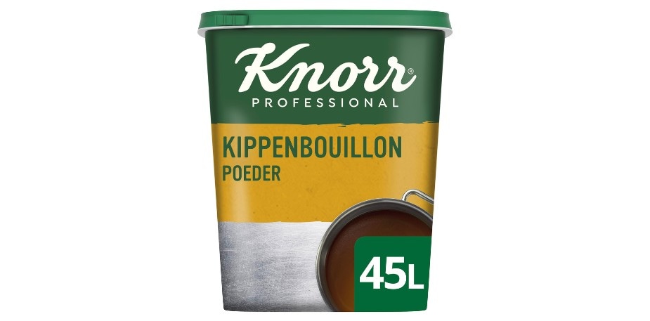 Knorr Kippenbouillon Authentiek Poeder opbrengst 45L