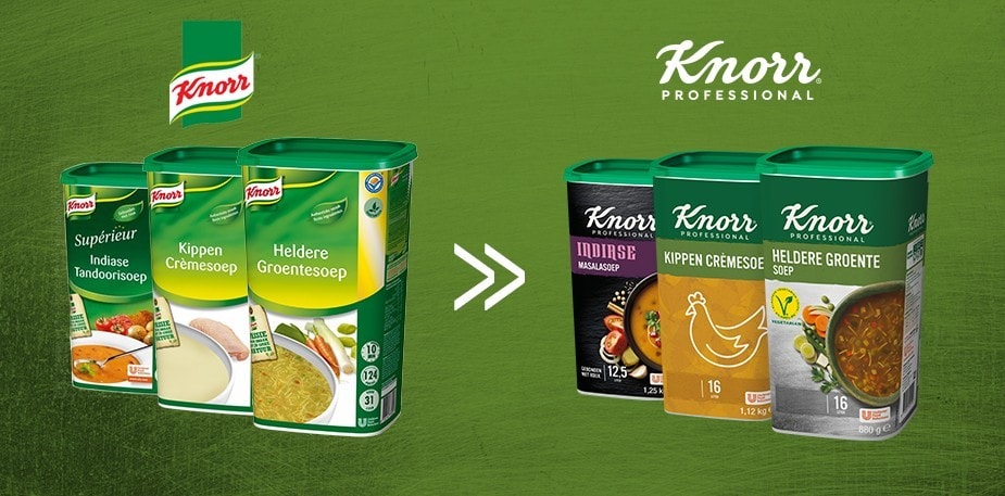 Vernieuwing Knorr Professional soep assortiment