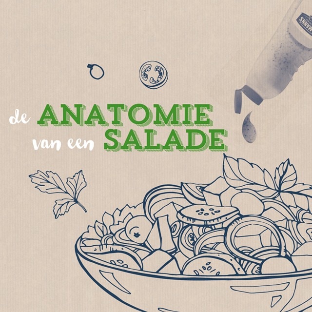De anatomie van een salade 