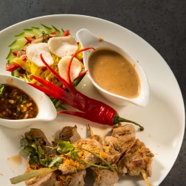 2. Saté on the side