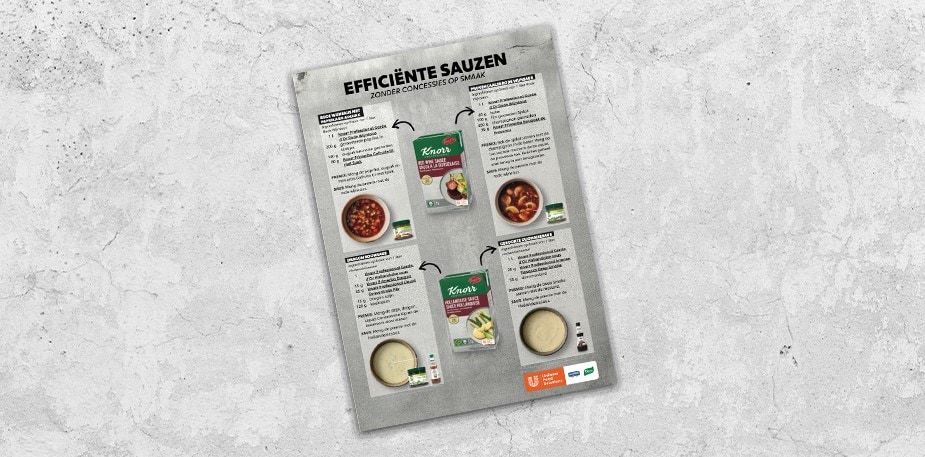 Efficiënte sauzen zonder concessies op smaak