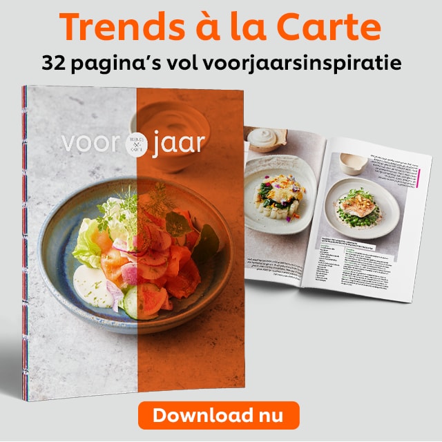 Vraag hier jouw Trends à la Carte magazine 2024 aan!