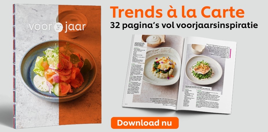 Vraag hier jouw Trends à la Carte magazine 2024 aan