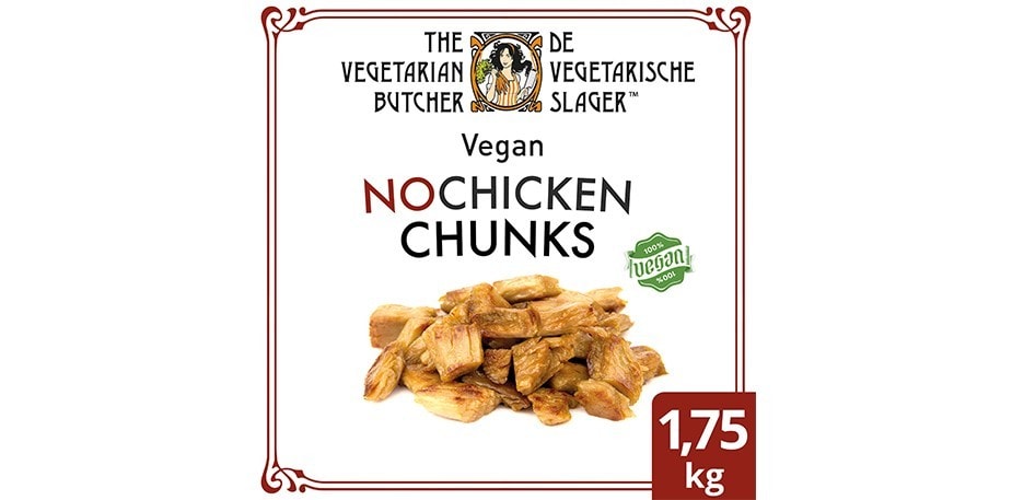 De Vegetarische Slager NoChicken Veganistische Kipstuckjes 1.75kg