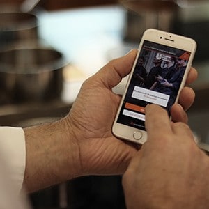 6.	Scan met de UFS app om snel te bestellen